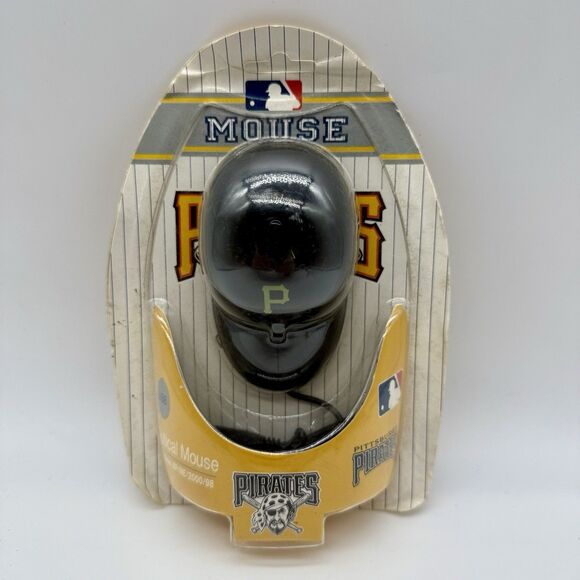 Pittsburgh Pirates USB Optical Helmet Mouse for‎ Windows XP/ME/2000/98 Notes New - Picture 1 of 2